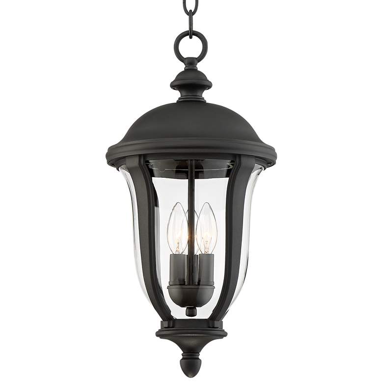 Image 3 Park Sienna 20" High Traditional Black Finish Outdoor Hanging Light more views