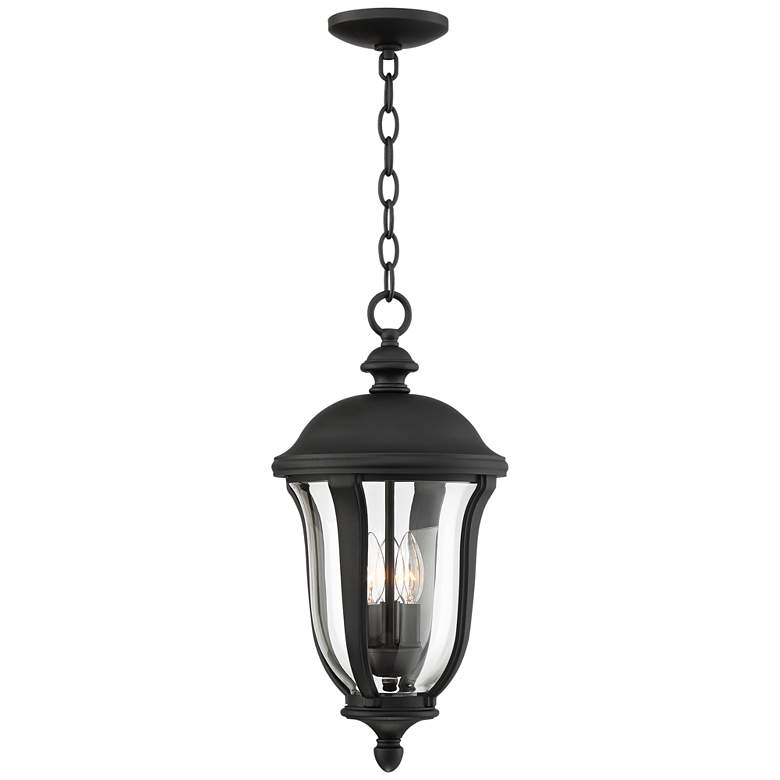 Image 5 Park Sienna 20 inch High Traditional Black Finish Outdoor Hanging Light more views