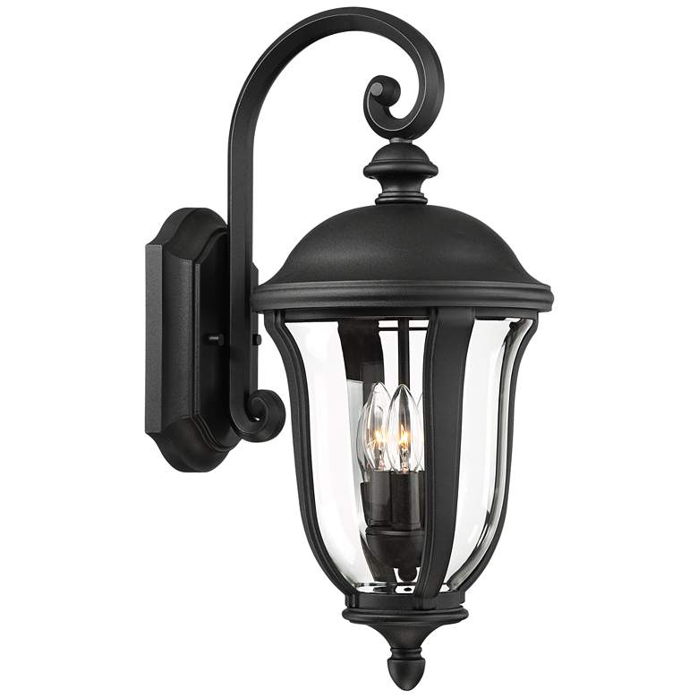 Image 7 Park Sienna 22 1/4 inch High Downbridge Arm Outdoor Wall Light more views