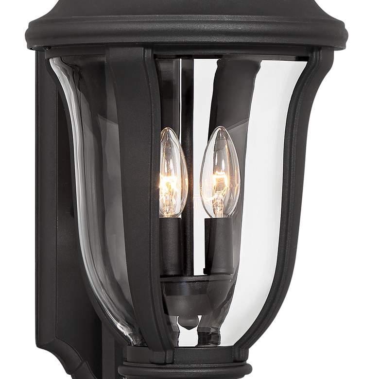 Image 3 Park Sienna 27 inch High Black Double Arm Outdoor Wall Light more views