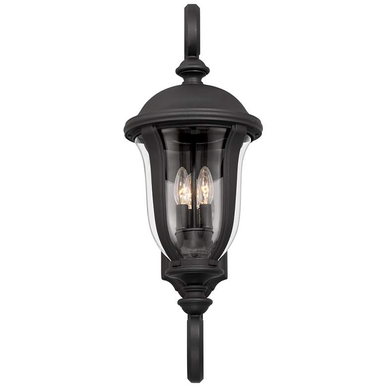 Image 6 Park Sienna 27" High Black Double Arm Outdoor Wall Light more views