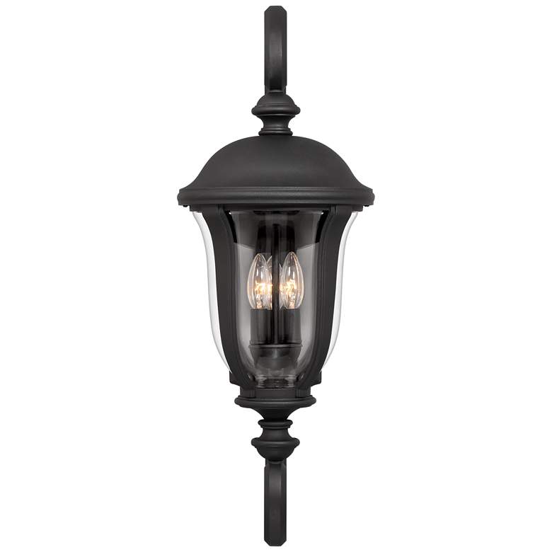 Image 7 Park Sienna 27" High Black Double Arm Outdoor Wall Light more views