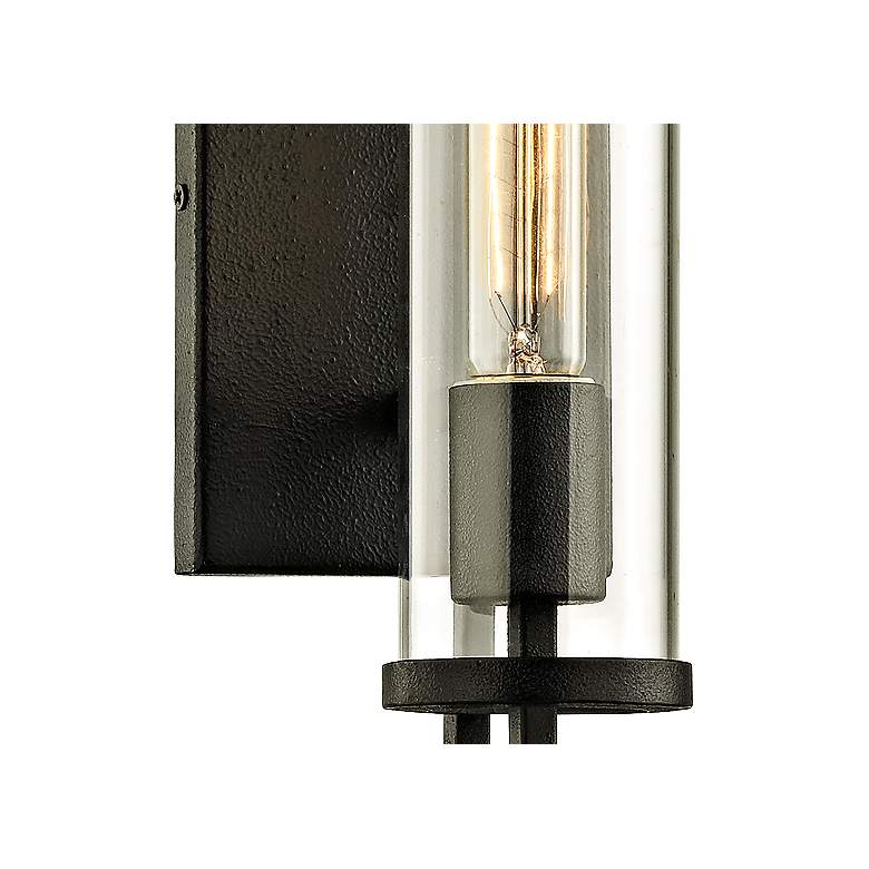 Image 2 Park Slope 21" High Forged Iron Outdoor Wall Light more views