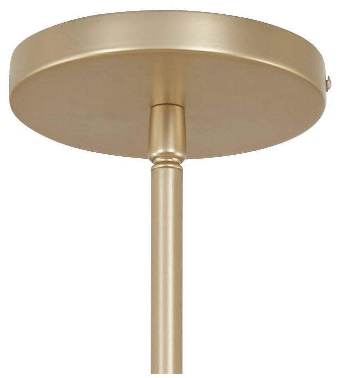 Park Slope 30" Wide Nouveau Gold 6-Light Pendant
