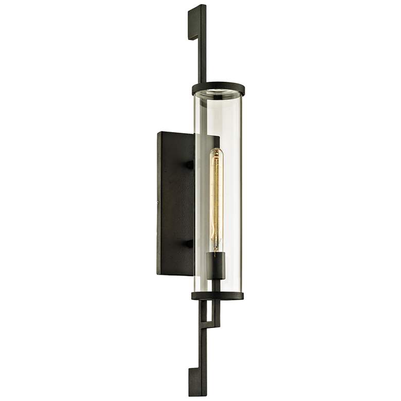 Image 1 Park Slope 32" High Forged Iron Outdoor Wall Light