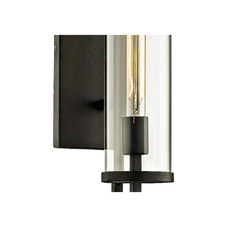 Image 2 Park Slope 32" High Forged Iron Outdoor Wall Light more views