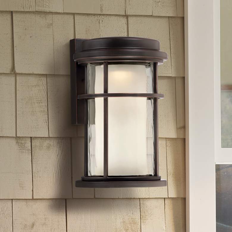 Image 1 Park View Bronze 10 1/2 inch High LED Outdoor Wall Light