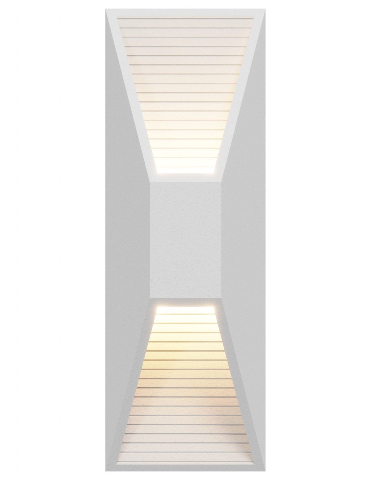 Image 2 Parker 18"H LED Wall Sconce in Paintable White Plaster more views