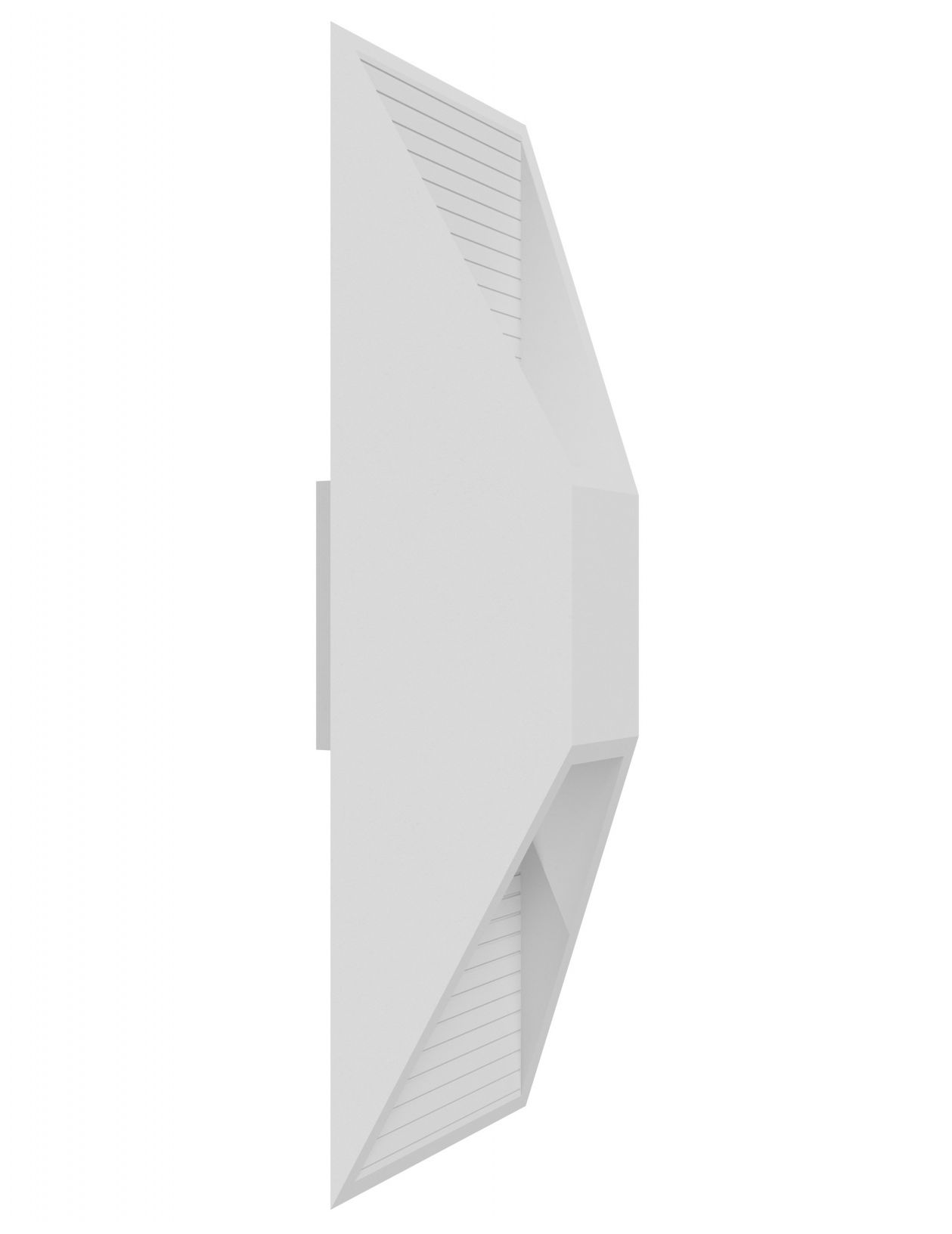 Image 3 Parker 18"H LED Wall Sconce in Paintable White Plaster more views