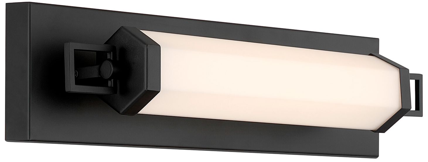Image 5 Parker 18" LED Bathroom Vanity Light in Black Lustre more views