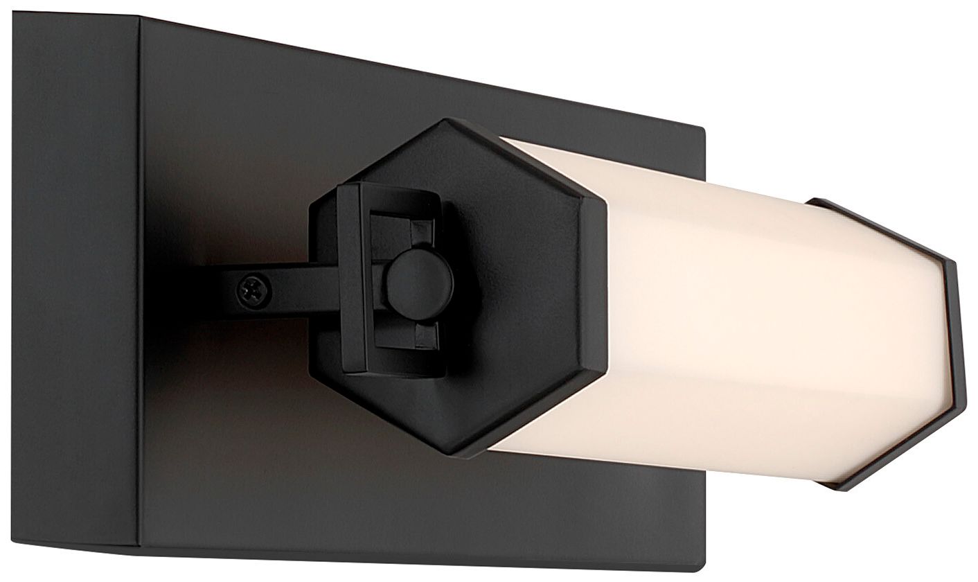 Image 6 Parker 18" LED Bathroom Vanity Light in Black Lustre more views