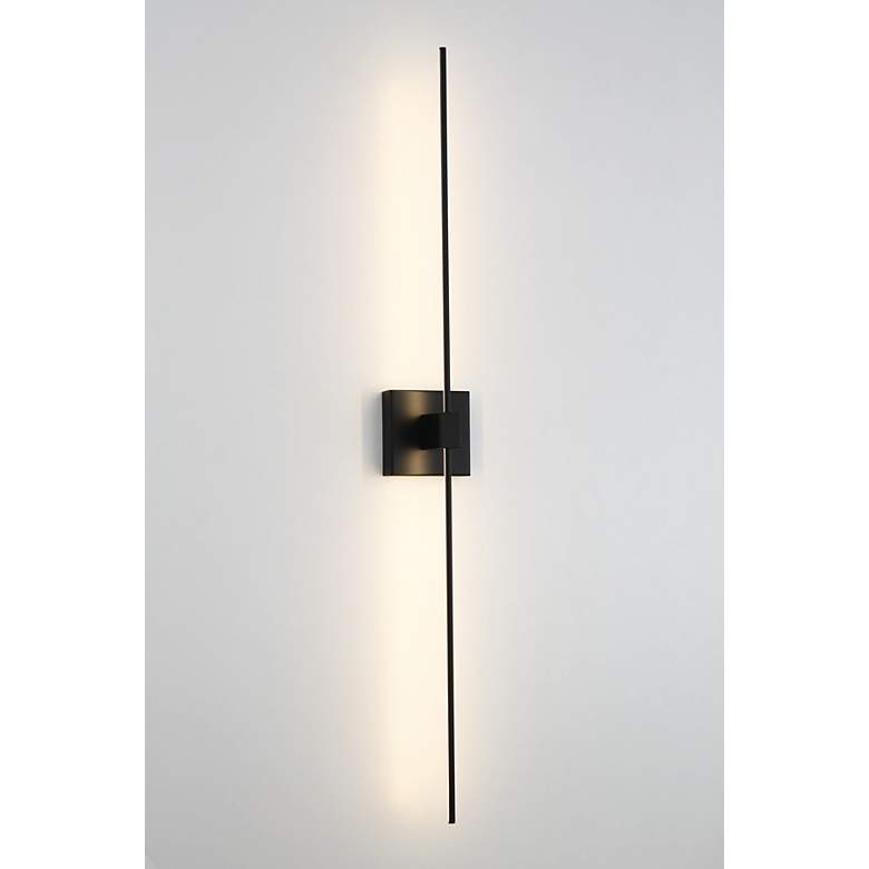 Image 4 Parker 41 1/4" High Coal 2-Light LED Wall Sconce more views