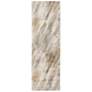 Parker Abstract Indoor Ivory Area Rug 3704F 2'-6" x 8'