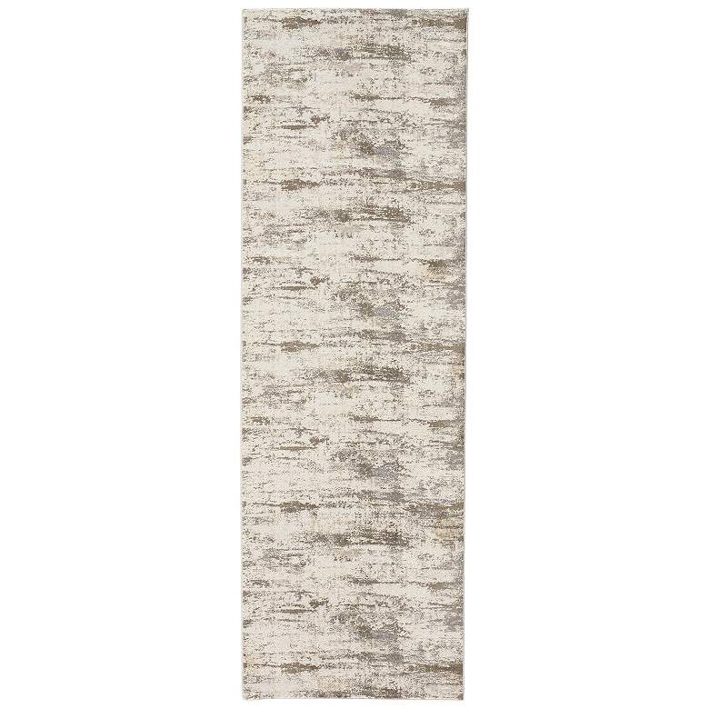 Image 1 Parker Abstract Indoor Ivory Area Rug 3719F 2'-6" x 8'