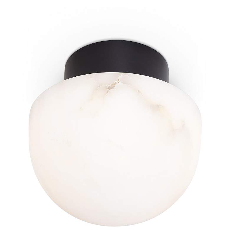 Image 1 Parker Alabaster Flush Mount (Oil Rubbed Bronze)