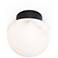 Parker Alabaster Flush Mount (Oil Rubbed Bronze)