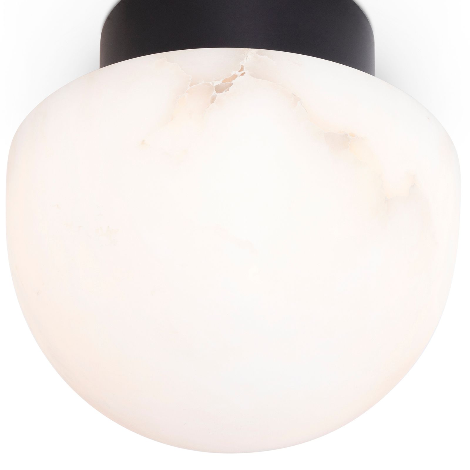 Image 4 Parker Alabaster Flush Mount (Oil Rubbed Bronze) more views