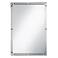 Parker Place Brushed Steel 22" x 33" Wall Mirror