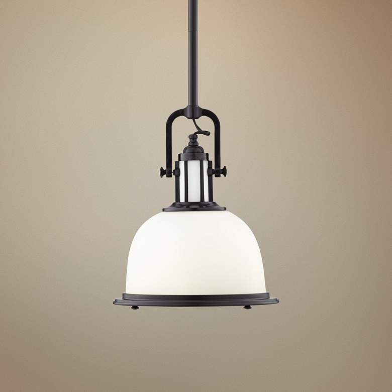 Image 1 Parker Place Dark Bronze 13" Wide Pendant Light