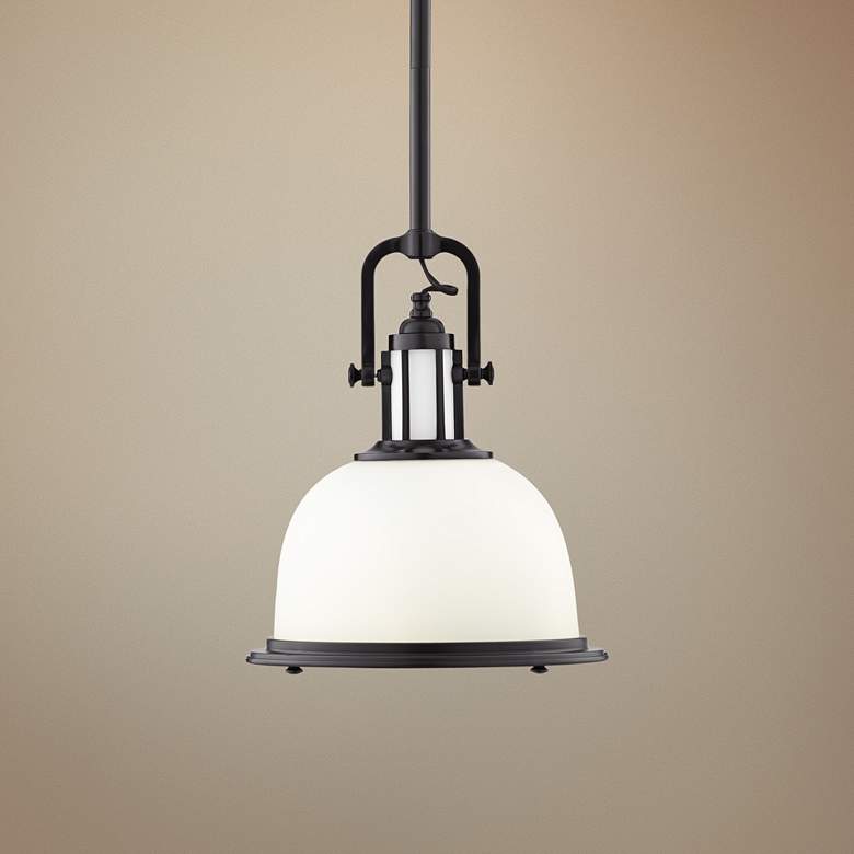 Image 1 Parker Place Dark Bronze 13 inch Wide Pendant  Light