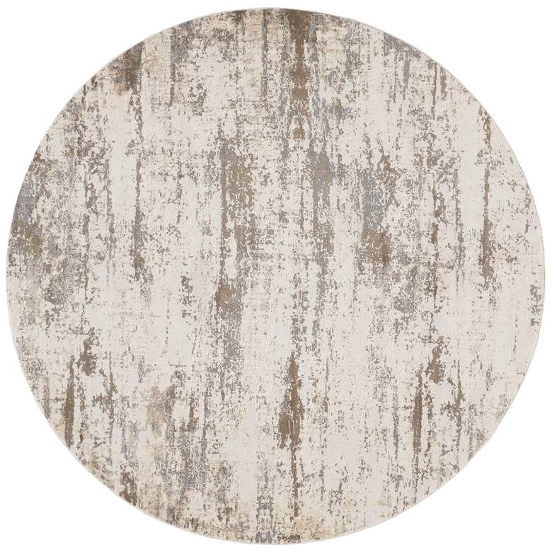 Image 1 Parker Transitional Abstract Soft Indoor Ivory Area Rug 3719F