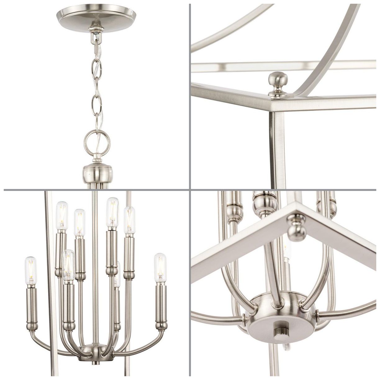 Image 6 Parkhurst Collection Eight-Light Chandelier Foyer Light more views