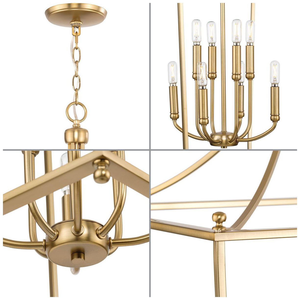Image 6 Parkhurst Collection Eight-Light Chandelier Foyer Light more views