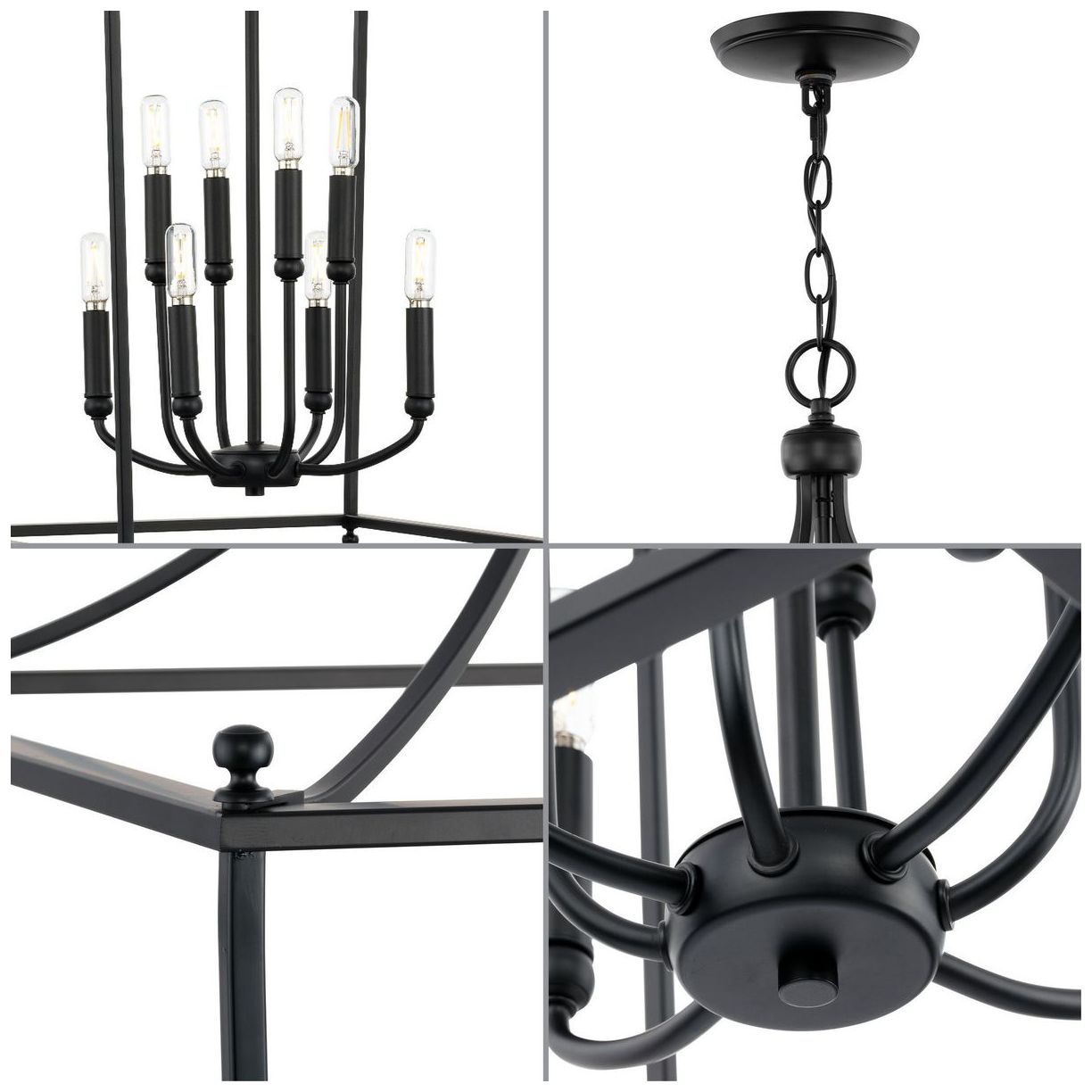 Image 6 Parkhurst Collection Eight-Light Chandelier Foyer Light more views
