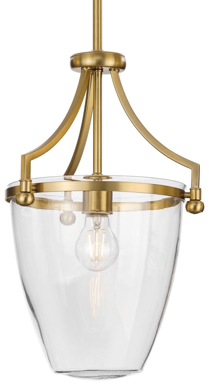 Parkhurst Collection One-Light Clear Glass Mini-Pendant Light
