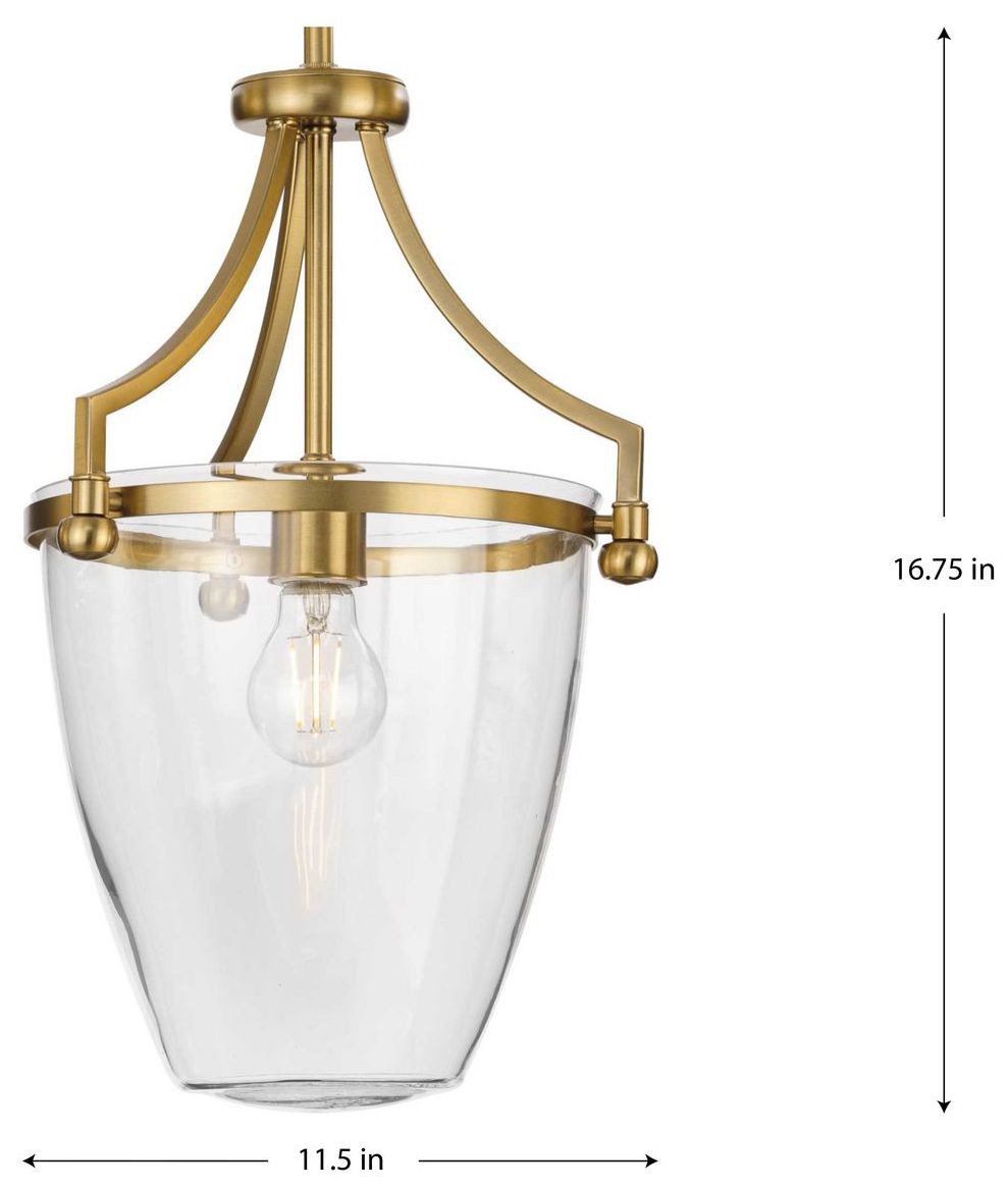 Image 5 Parkhurst Collection One-Light Clear Glass Mini-Pendant Light more views