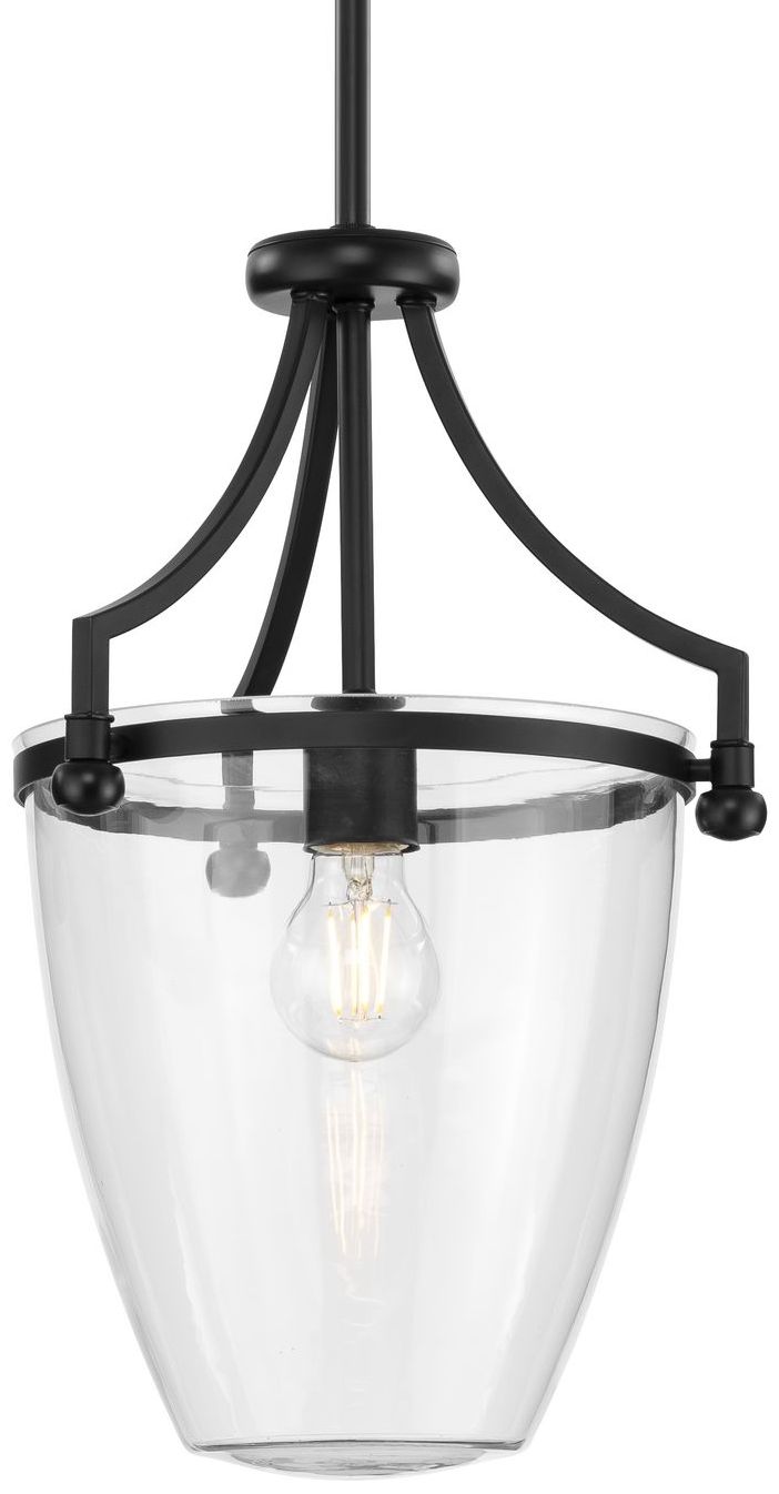 Parkhurst Collection One-Light Clear Glass Mini-Pendant Light