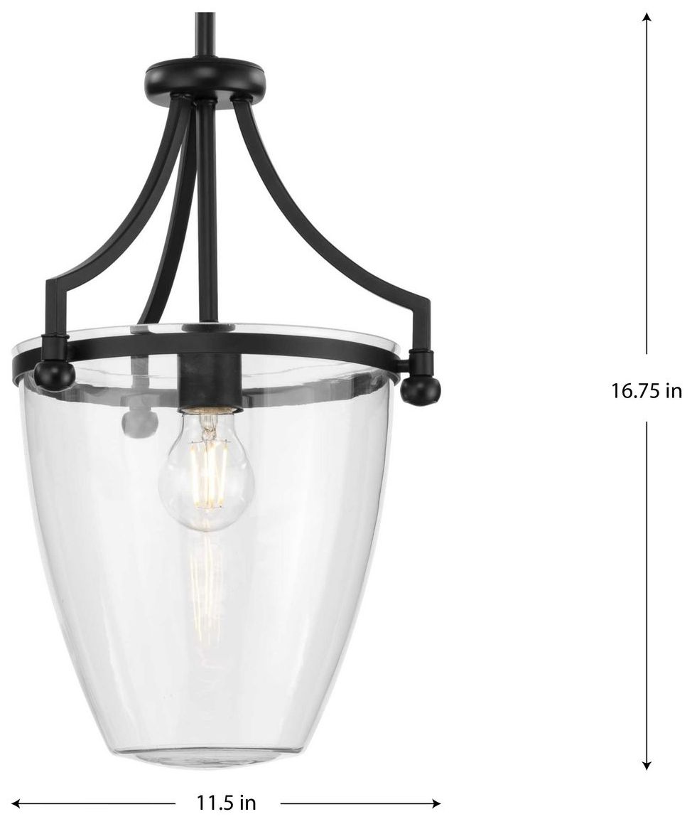 Image 4 Parkhurst Collection One-Light Clear Glass Mini-Pendant Light more views