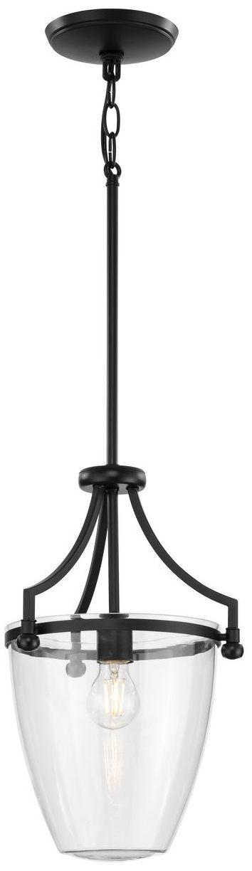 Image 5 Parkhurst Collection One-Light Clear Glass Mini-Pendant Light more views