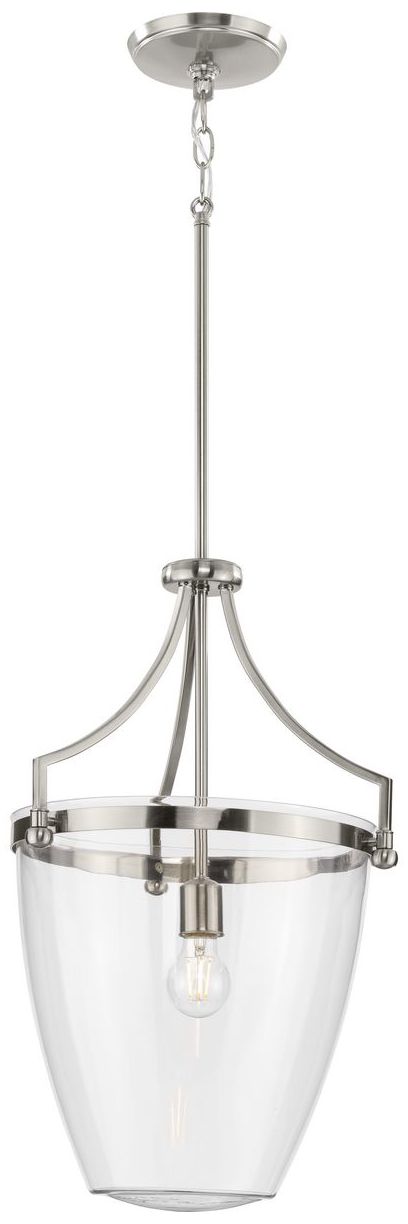 Image 3 Parkhurst Collection One-Light Clear Glass Pendant Light more views