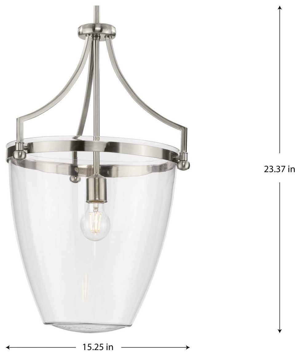 Image 4 Parkhurst Collection One-Light Clear Glass Pendant Light more views