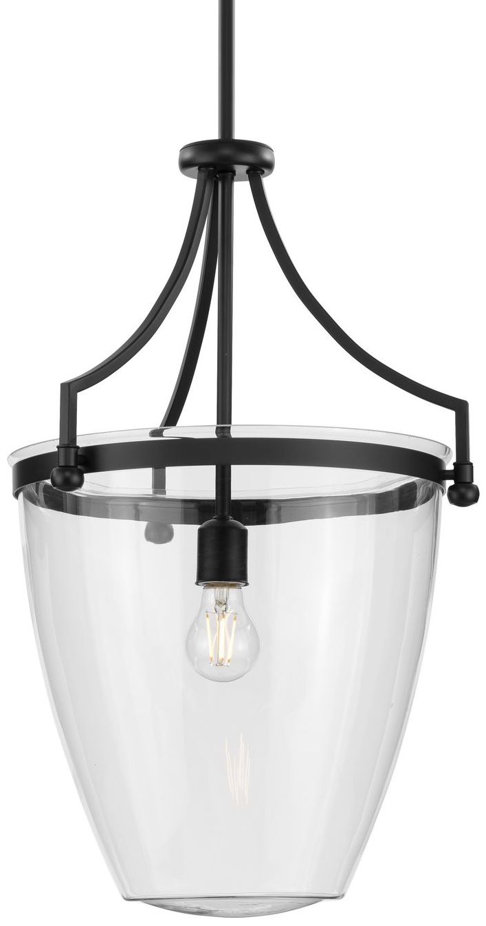 Parkhurst Collection One-Light Clear Glass Pendant Light
