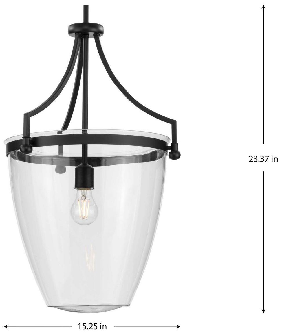 Image 4 Parkhurst Collection One-Light Clear Glass Pendant Light more views