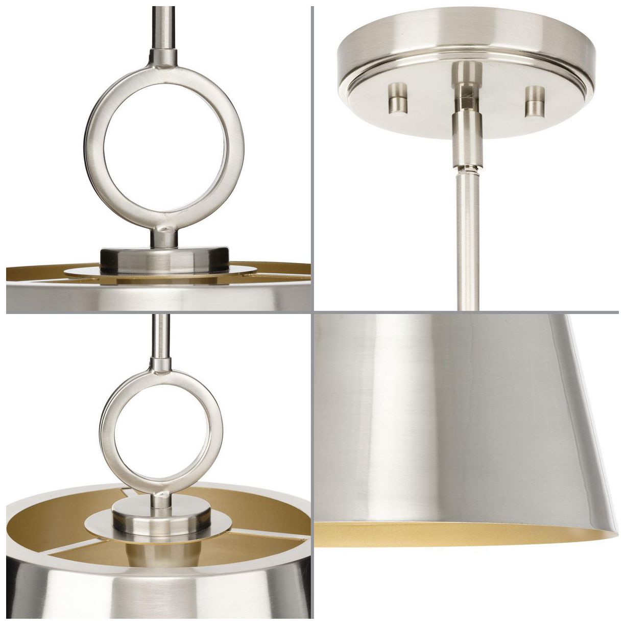 Image 5 Parkhurst Collection One-Light Metal Pendant Light more views
