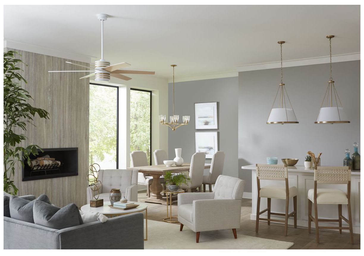 Parkhurst Collection Six-Light Clear Glass Chandelier Light