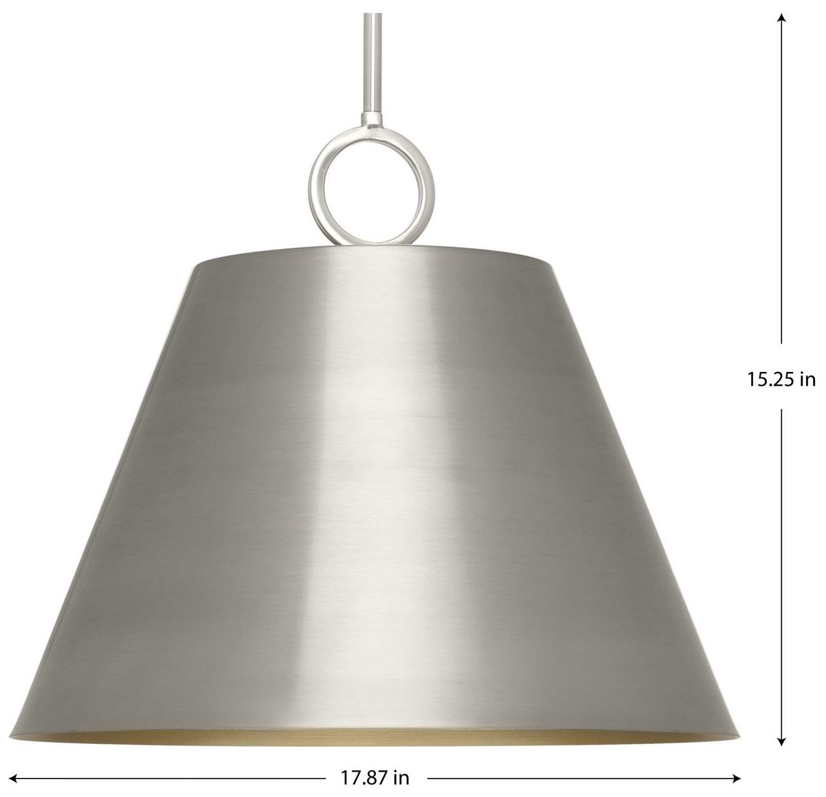 Image 4 Parkhurst Collection Three-Light Metal Pendant Light more views
