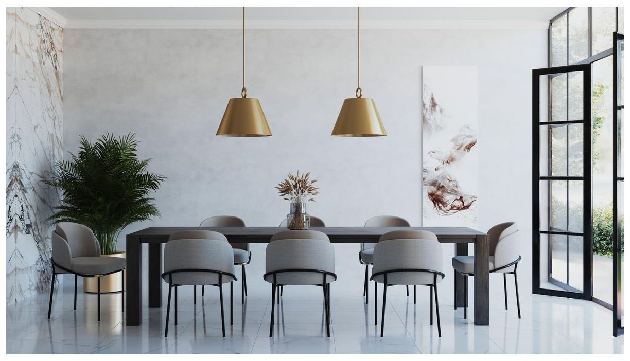 Image 2 Parkhurst Collection Three-Light Metal Pendant Light more views