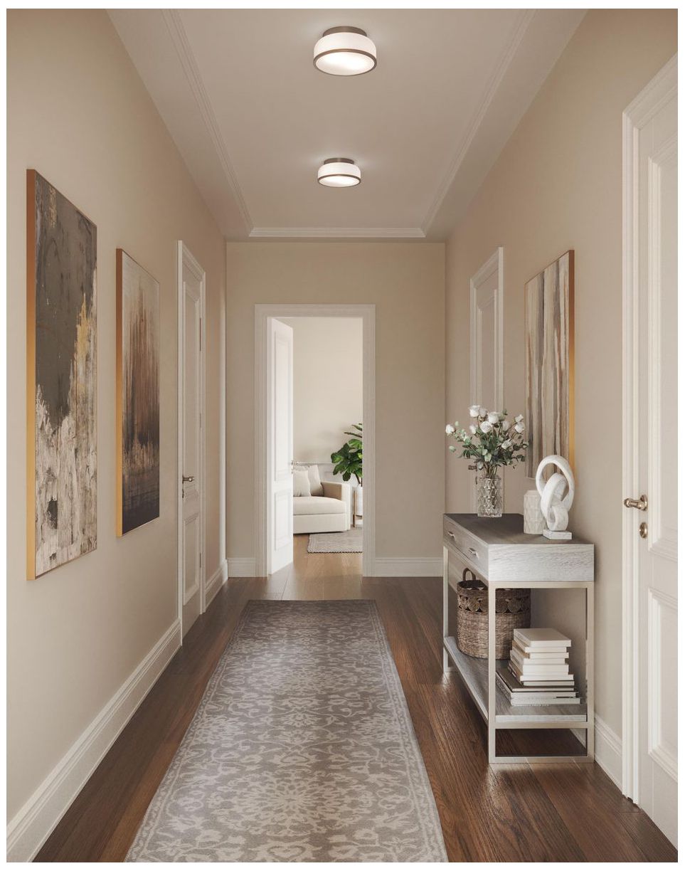 Image 2 Parkhurst Collection Two-Light 11-1/4" Flush Mount Light more views
