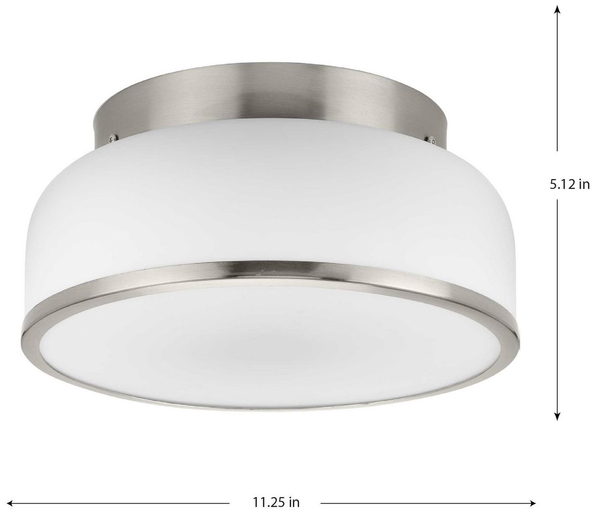 Image 4 Parkhurst Collection Two-Light 11-1/4" Flush Mount Light more views