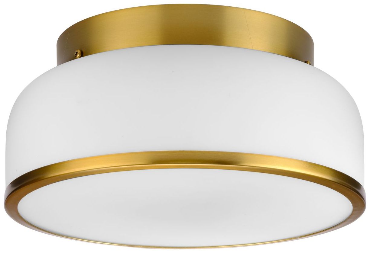 Parkhurst Collection Two-Light 11-1/4" Flush Mount Light