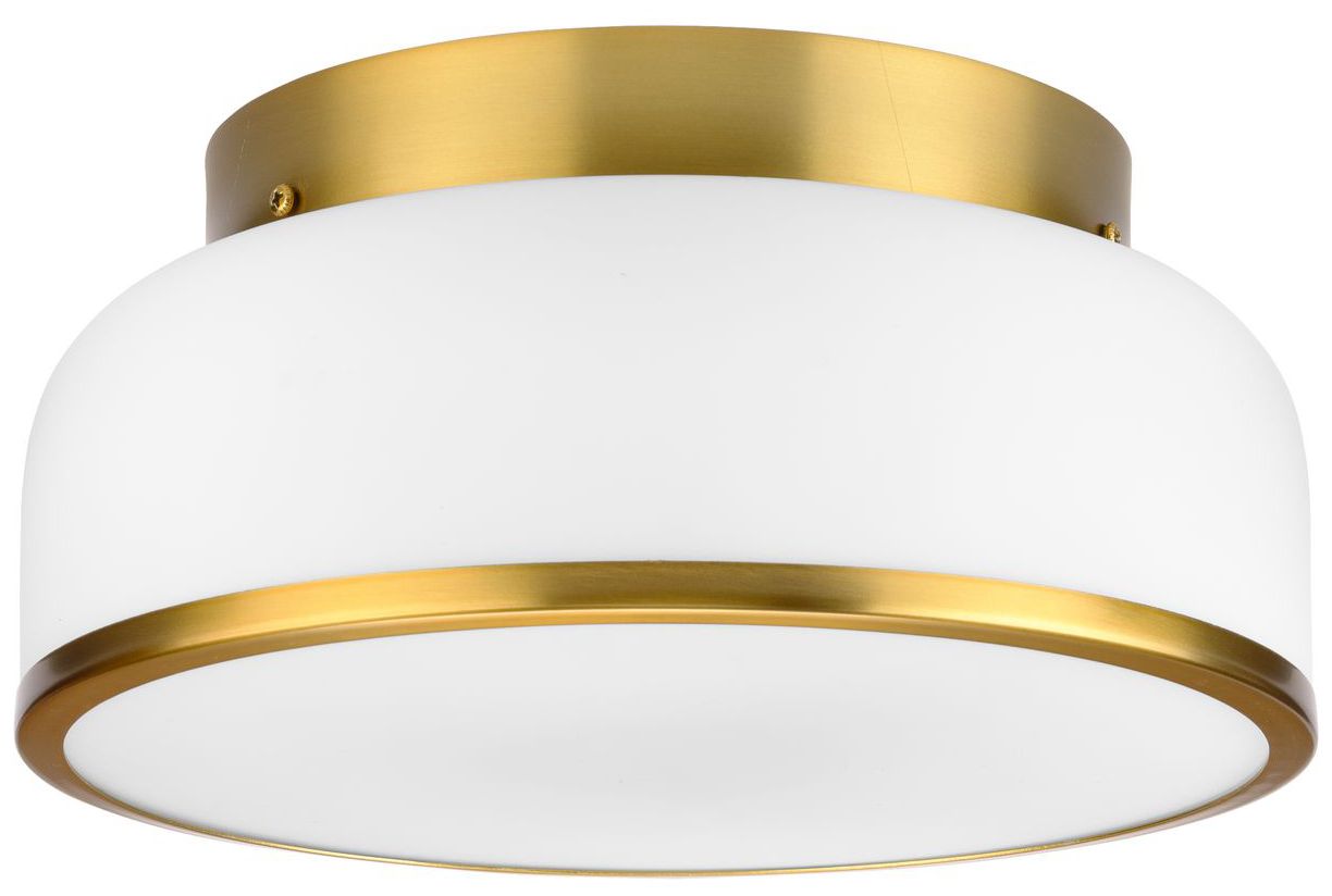 Image 3 Parkhurst Collection Two-Light 11-1/4" Flush Mount Light more views