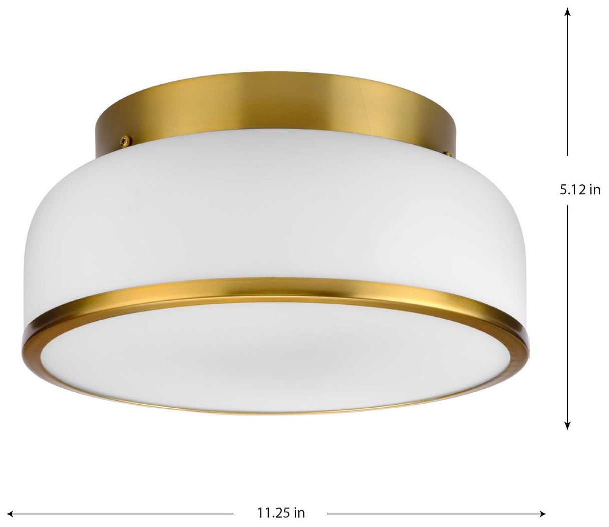 Image 4 Parkhurst Collection Two-Light 11-1/4" Flush Mount Light more views