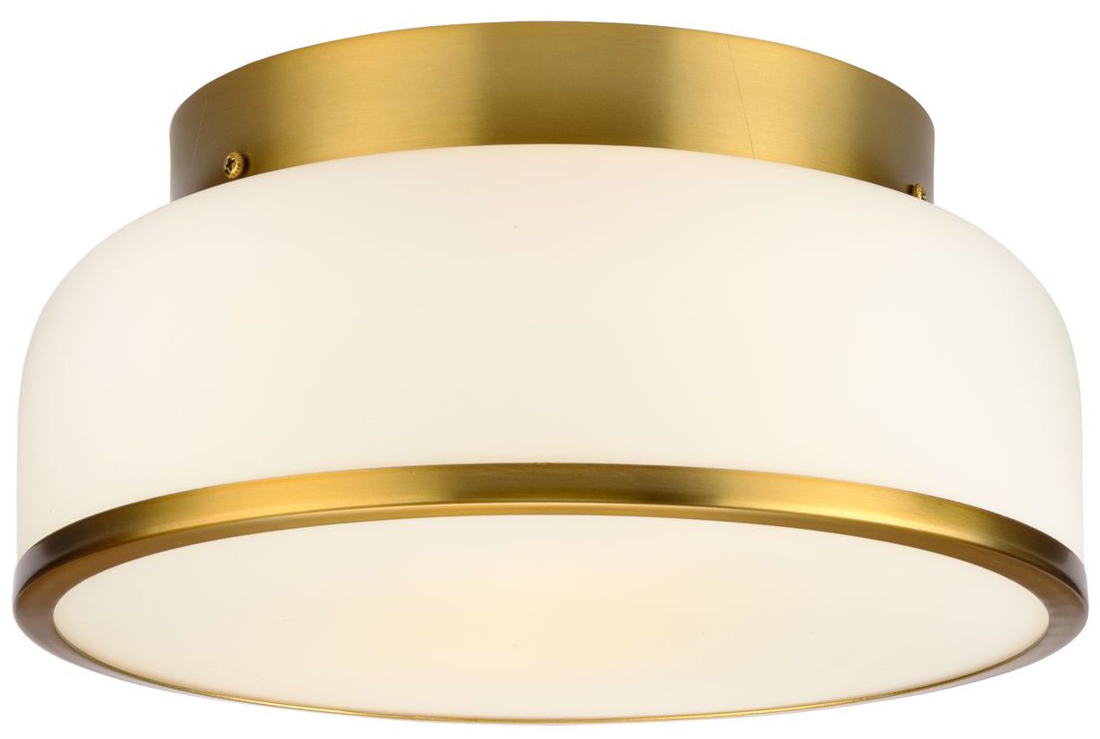 Image 5 Parkhurst Collection Two-Light 11-1/4" Flush Mount Light more views