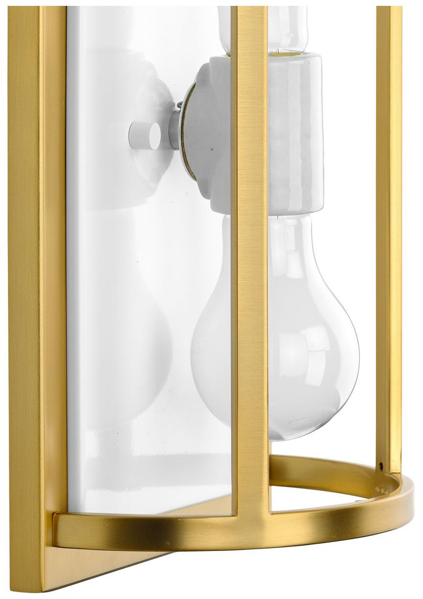 Parkhurst Collection Two-Light Etched Glass New Traditional Wall Sconce