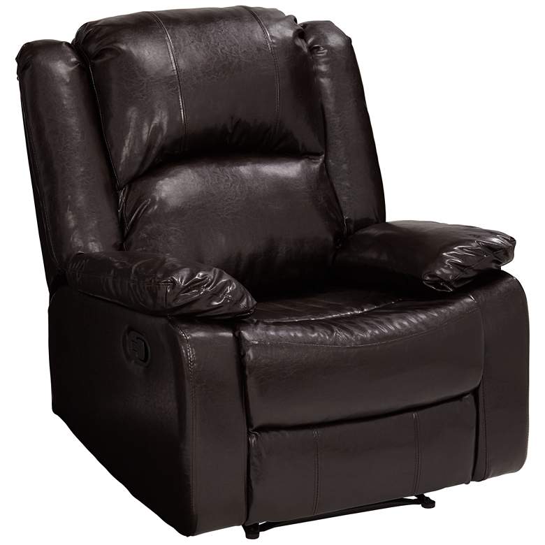 Image 1 Parklon Brown Faux Leather Recliner Chair