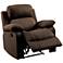 Parklon Chocolate Brown Microfiber Adjustable Recliner